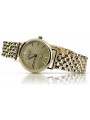 Gold men's watch Geneve ★ zlotychlopak.pl ★ Gold purity 585 333 Low Price!