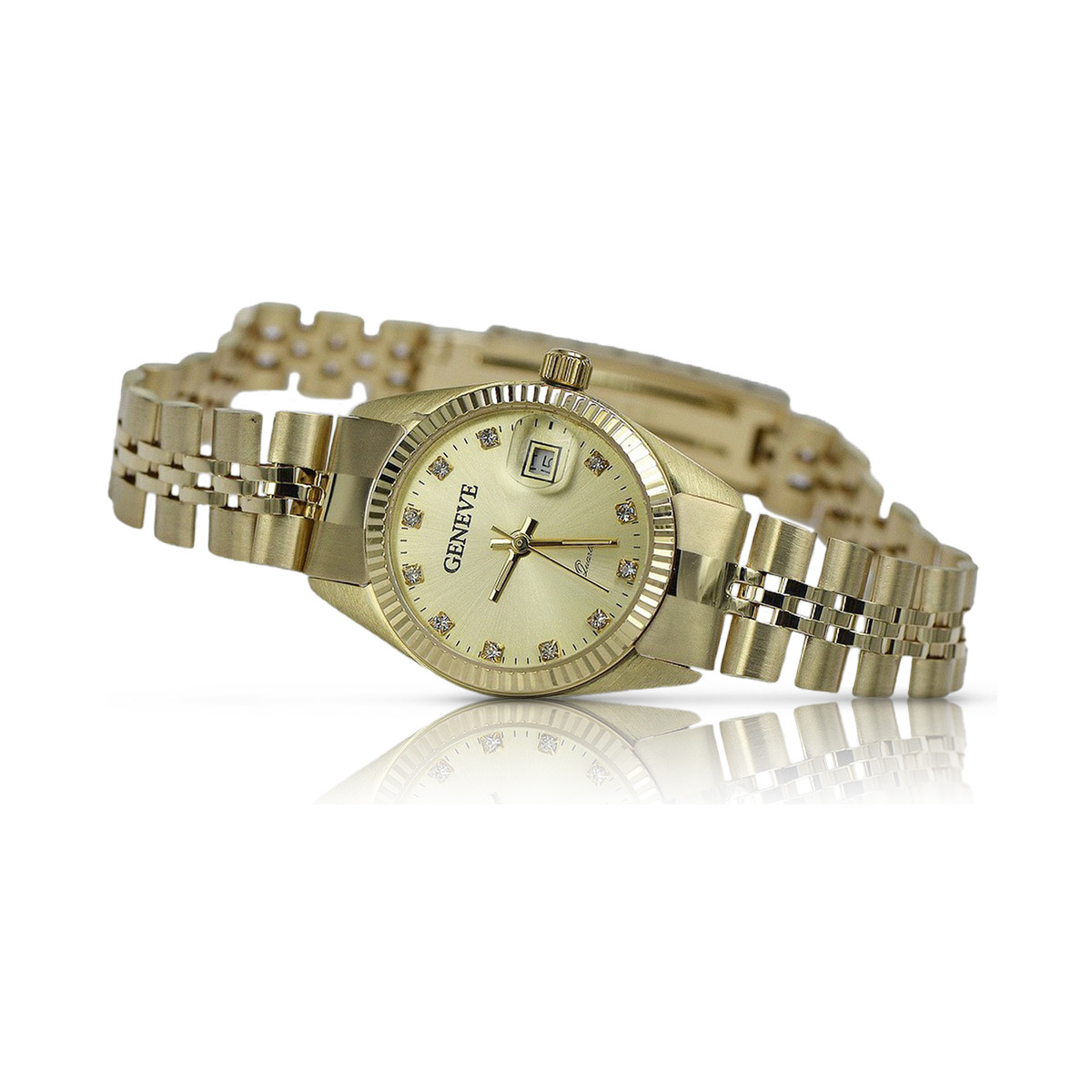 Reloj ★ de oro para damas zlotychlopak.pl Pureza de oro 585 333 ¡★ Precio bajo!