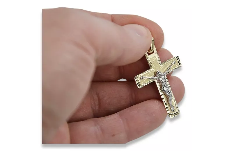 Croix ★ catholique d’or russiangold.com ★ or 585 333 Prix bas