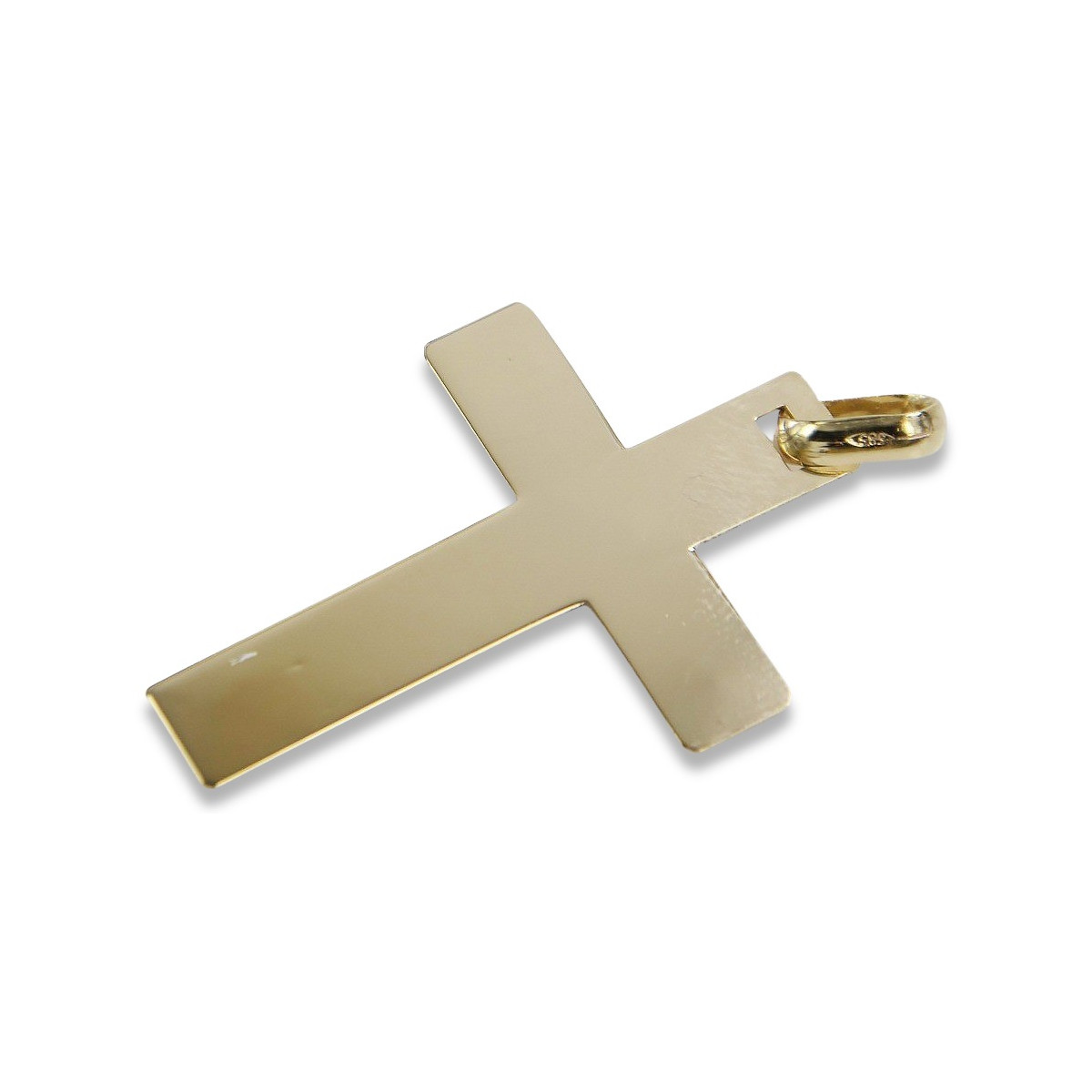 Cruz ★ Católica de Oro russiangold.com ★ Oro 585 333 Precio bajo