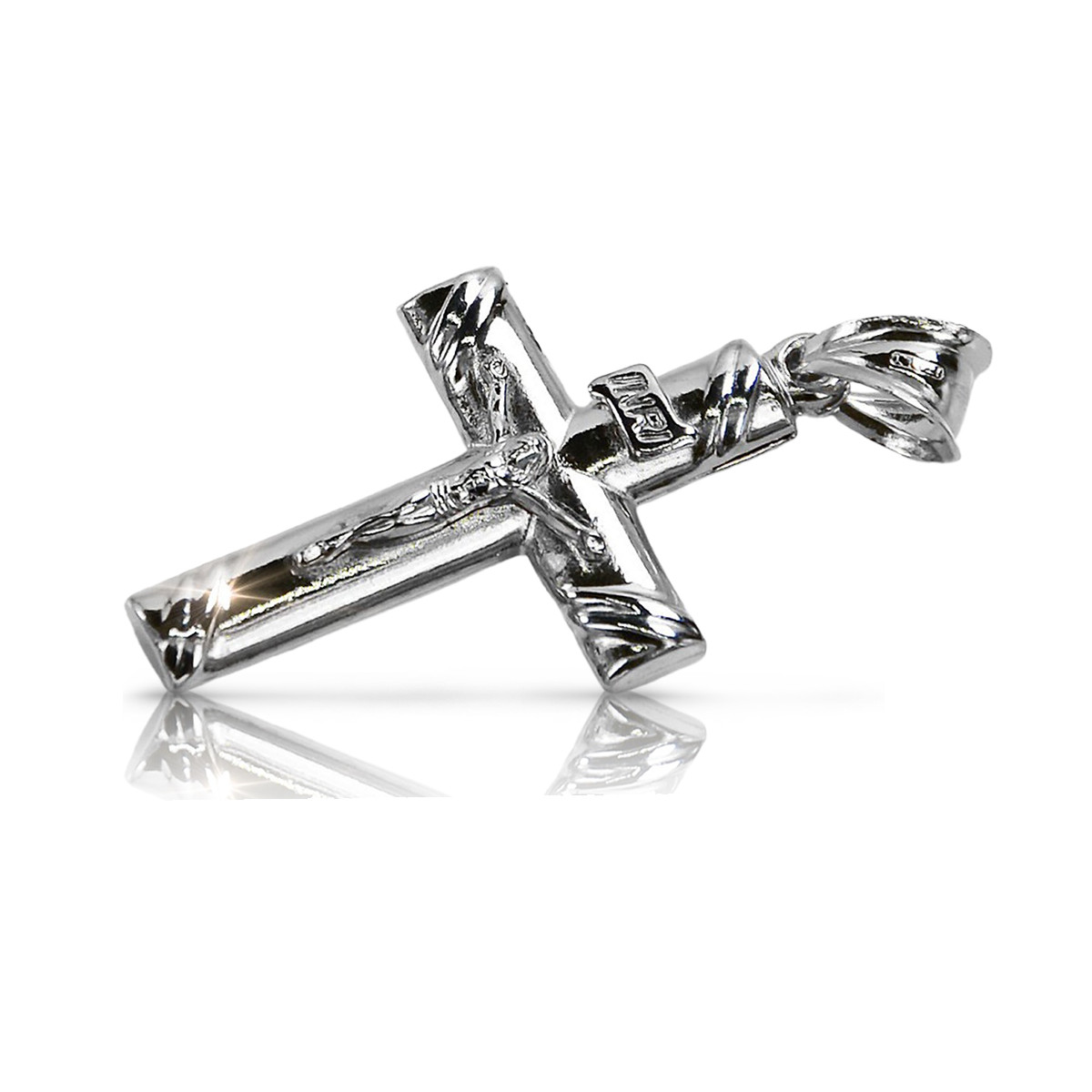 Golden Catholic Cross ★ russiangold.com ★ Gold 585 333 Low price