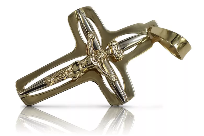 Croix ★ catholique d’or russiangold.com ★ or 585 333 Prix bas