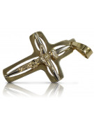 Golden Catholic Cross ★ russiangold.com ★ Gold 585 333 Low price