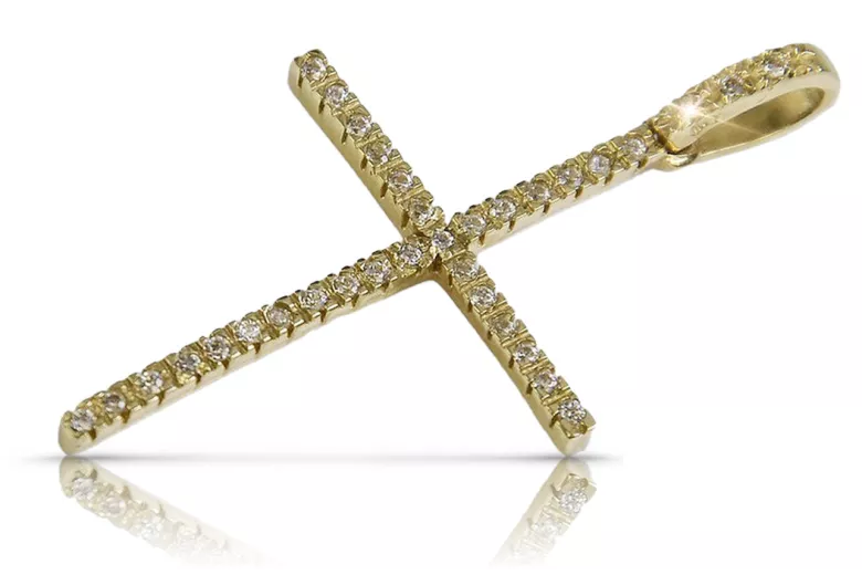 Croix ★ catholique d’or russiangold.com ★ or 585 333 Prix bas