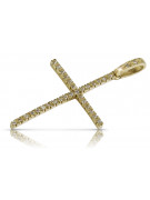 Golden Catholic Cross ★ russiangold.com ★ Gold 585 333 Low price