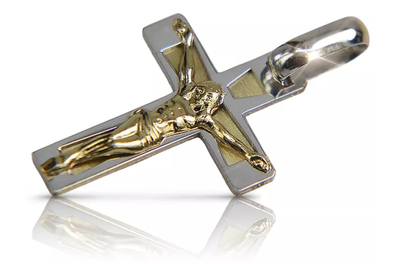 Croix ★ catholique d’or russiangold.com ★ or 585 333 Prix bas