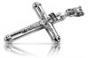 Exquisite Italian Crafted 14K White Gold Religious Cross Pendant  ctc015w ctc015w