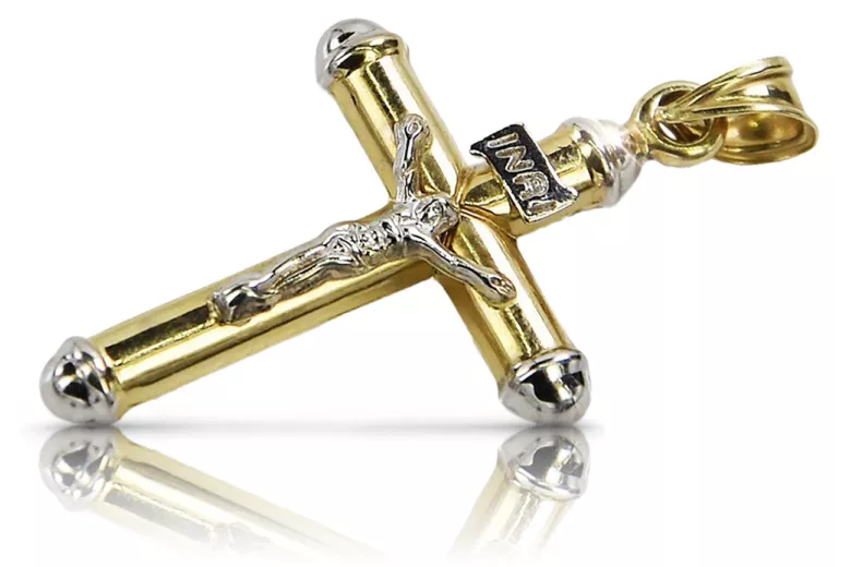 Croix ★ catholique d’or russiangold.com ★ or 585 333 Prix bas