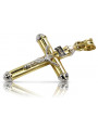 Goldenes katholisches Kreuz ★ russiangold.com ★ Gold 585 333 Niedriger Preis