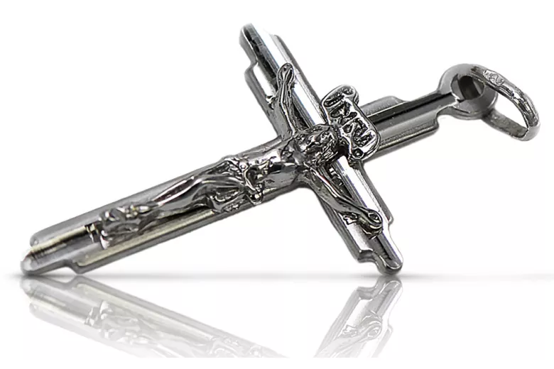 Golden Catholic Cross ★ russiangold.com ★ Gold 585 333 Low price