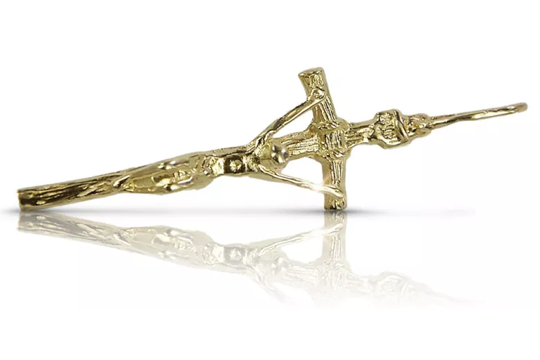 Croix ★ papale catholique en or russiangold.com ★ or 585 333 Prix bas