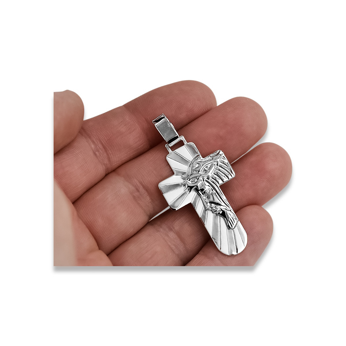 Golden Catholic Cross ★ russiangold.com ★ Gold 585 333 Low price