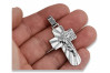 "14K White Gold Catholic Crucifix Pendant" ctc023w ctc023w