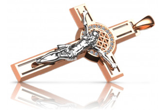 Croix ★ catholique d’or russiangold.com ★ or 585 333 Prix bas