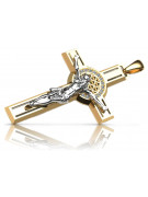 Golden Catholic Cross ★ russiangold.com ★ Gold 585 333 Low price