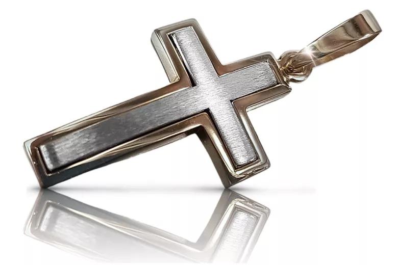 Golden Catholic Cross ★ russiangold.com ★ Gold 585 333 Low price