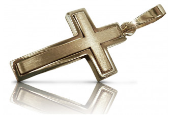 14K Yellow Gold Cross Pendant ctc026y