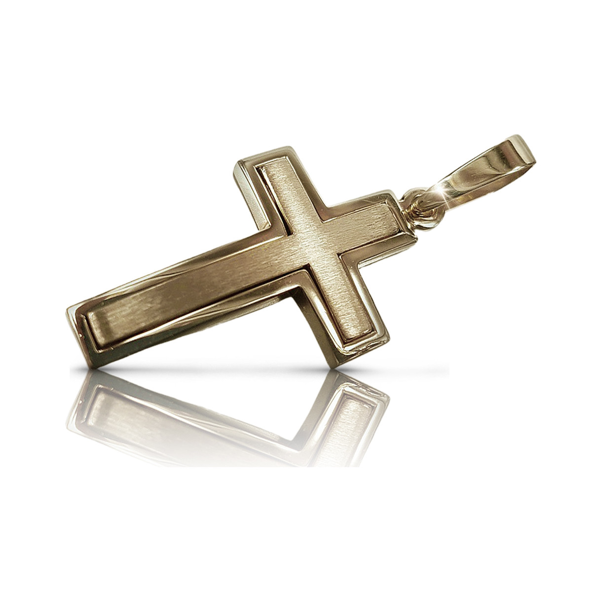 Golden Catholic Cross ★ russiangold.com ★ Gold 585 333 Low price