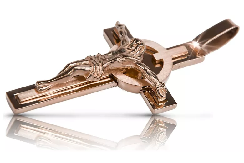 Croix ★ catholique d’or russiangold.com ★ or 585 333 Prix bas