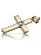 Golden Catholic Cross ★ russiangold.com ★ Gold 585 333 Low price