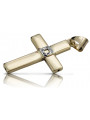 Goldenes katholisches Kreuz ★ russiangold.com ★ Gold 585 333 Niedriger Preis