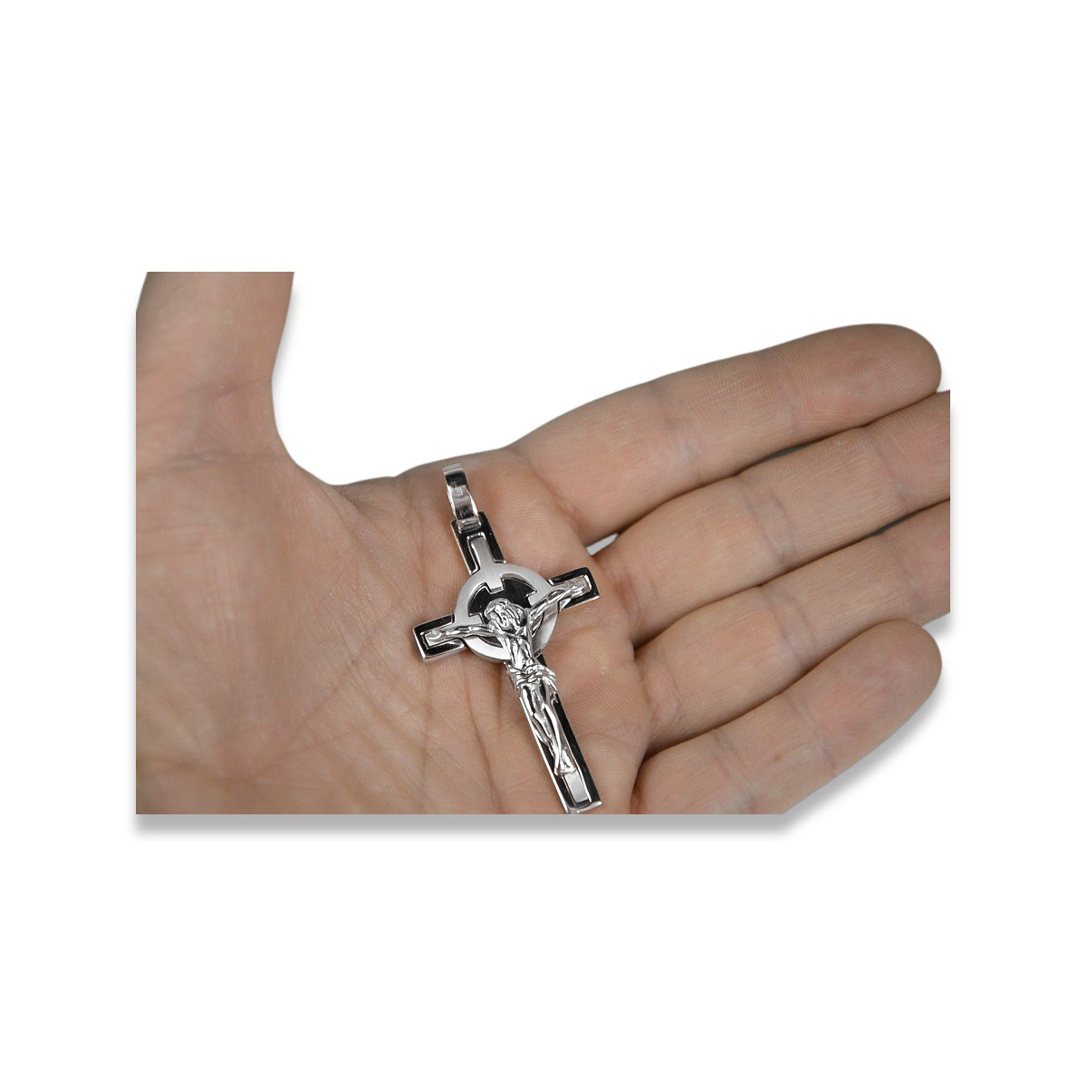 Golden Catholic Cross ★ russiangold.com ★ Gold 585 333 Low price