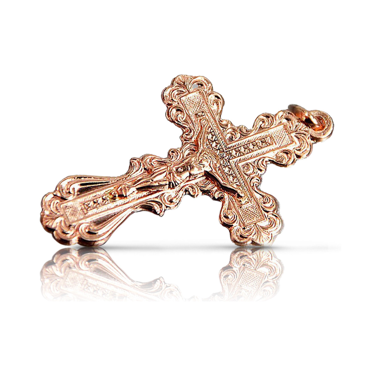 Gold Orthodox Cross ★ russiangold.com ★ Gold 585 333 Niedriger Preis