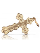 Gold Orthodox Cross ★ russiangold.com ★ Gold 585 333 Low price