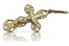 Italian Orthodox 14K Yellow Gold Cross oc007y