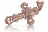 "14K Rose Gold Vintage Orthodox Cross oc010r - An Exquisite Gift for Women" Man!!! oc010r