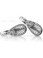 Boucles d'oreilles en argent sterling 925 vintage, Réglag. vec067s