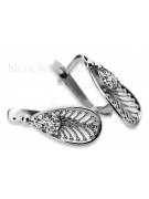 Boucles d'oreilles en argent sterling 925 vintage, Réglag. vec067s