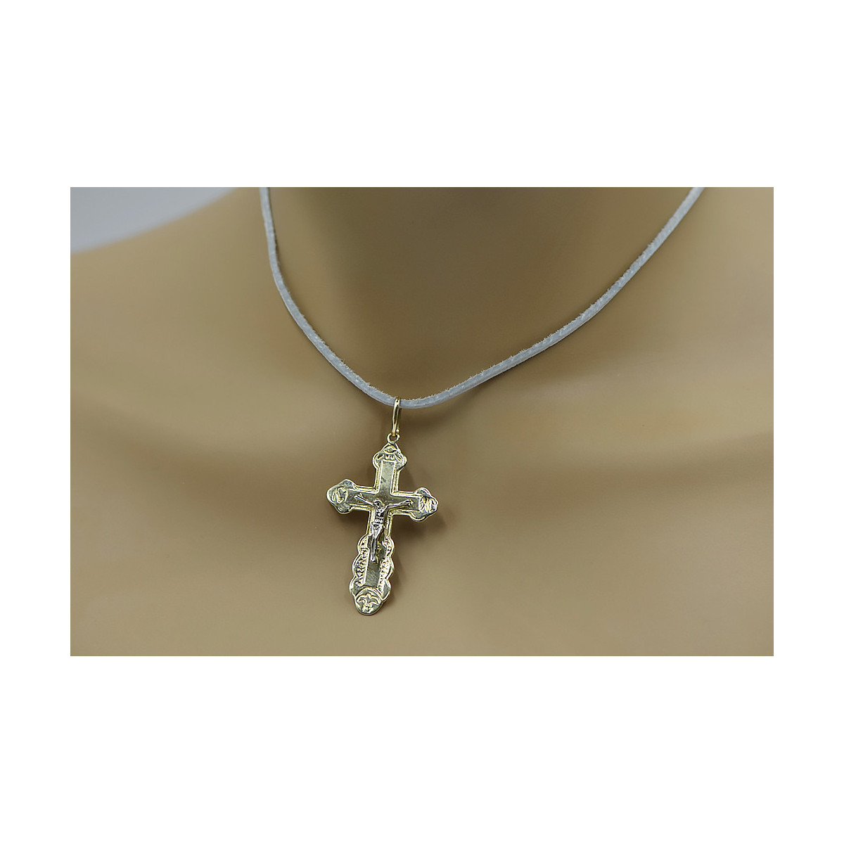 Croix ★ orthodoxe d’or russiangold.com ★ or 585 333 Prix bas