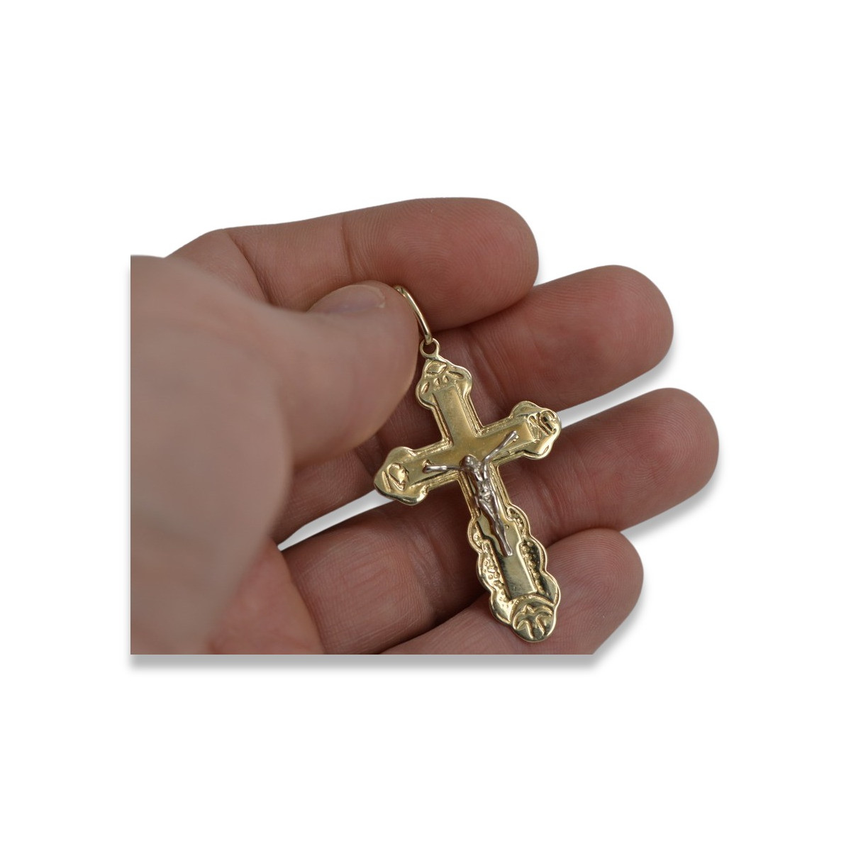 Croix ★ orthodoxe d’or russiangold.com ★ or 585 333 Prix bas