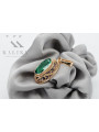 "Elegant Emerald Pendant in 14K Vintage Rose Gold - vpc014" Vintage vpc014