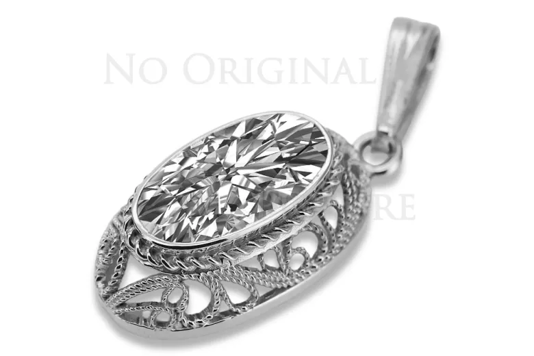 "Pendentif Vintage Or rose 14 carats 585 avec Monture d'Origine vpc014" Vintage vpc014