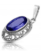 Sterling Silver 925 Sapphire Pendant vpc014s