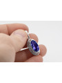 Sterling Silver 925 Sapphire Pendant vpc014s