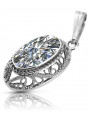 Pendentif en argent sterling 925 avec zircone vpc014s