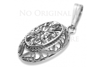 Pendentif en argent sterling 925, Réglag avec pierres précieuses variées vpc014s