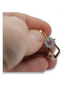 Vintage Amethyst 14K Rose Gold Earrings vec161rw