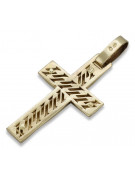 Golden Catholic Cross ★ russiangold.com ★ Gold 585 333 Low price