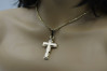 14K Yellow Gold Catholic Cross Pendant ctc022yw