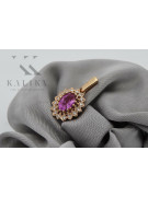 "Amethyst Anhänger in Original Vintage-Roségold 14 Karat vpc018" Vintage vpc018