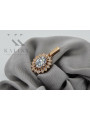 Authentic Vintage Zircon Charm in 14K Rose Gold vpc018 vpc018