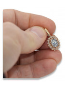 Authentic Vintage Zircon Charm in 14K Rose Gold vpc018 vpc018