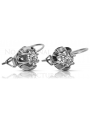 Boucles d'oreilles en or rose 14 carats 585 vintage élégantes vec062 vec062