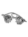 Boucles d'oreilles en or rose 14 carats 585 vintage élégantes vec062 vec062