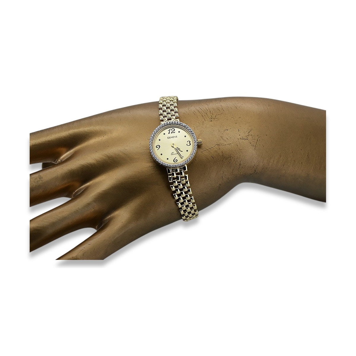 Gold ladies watch ★ zlotychlopak.pl ★ Gold purity 585 333 Low price!