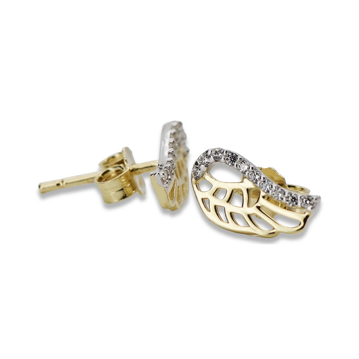 Boucles d’oreilles en or zlotychlopak.pl ★ Échantillon d’or ★ 585 333 Prix bas!